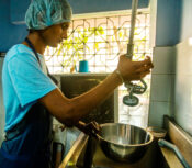 Shuktara Cakes - Pinku washing up