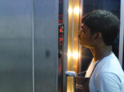 Shuktara Cakes - Sanjay checking on the oven
